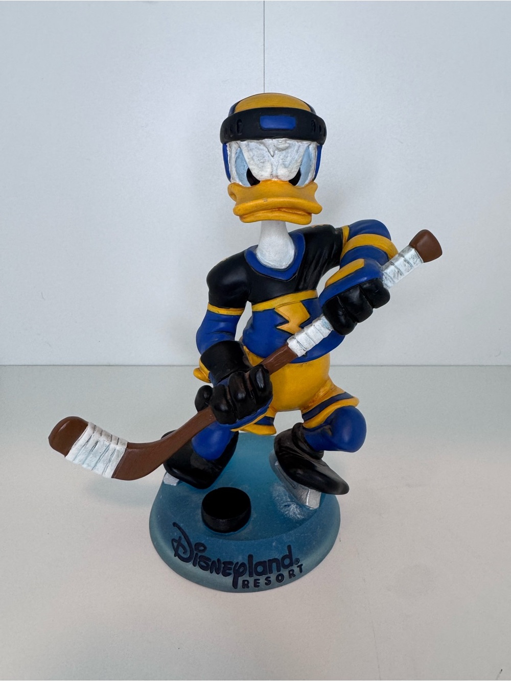 Disneyland Resort Donald Duck Hockey Player Bobblehead Figurine